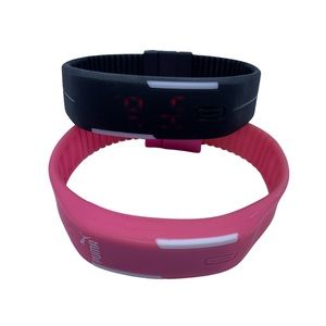 🆕 lot of 12 Digital Watch With Square LED Shockproof Multi-Functional